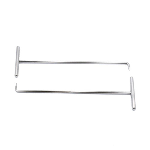 2X Multifunction Air Outlet Pulling Hook Removal Tool for    Car Dashboard Air Vent Extraction Hooks 2