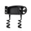 Universal Stroller Snack Tray Attachment with Dust Cover Sturdy Stroller Cup Snack Holder Clamp 2