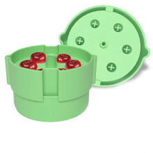 Snocciolatore per Ciliegie - Snocciolatore Multiplo per Ciliegie A Sgancio Rapido, Pressa Manuale A Spinta per Risparmiare Sforzo, Progettato per La