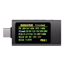 KOWSI KWS-X1 Moniteur de Courant et de Tension de Type C  4-30 V 0-12 A Volt Courant Tension Chargeur Testeur de Capacité Compteur Batterie Externe