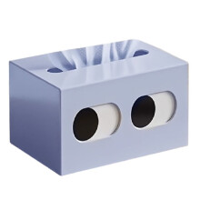 1Pcs Cute Small Expression Plastic Tissue Extractor Box, Suitable for Bedroom, Living Room, Car and Other Scenes B