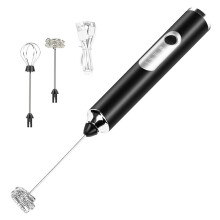 Coffee Milk Frother Handheld Milk Foamer Blenders for Kitchen Egg Blender Electric Whisk Drink Mixer for Cappuccino