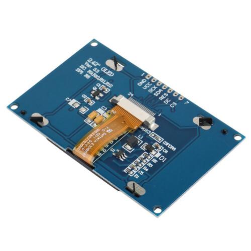 5X Módulo de Exibição OLED de 2,42 Polegadas 12864 128X64 IIC I2C SPI Tela LCD Serial para C51 STM32 (Fonte Branca) 2