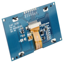 5Stck 2,42 Zoll 12864 128X64 Oled-Anzeigemodul Iic I2C Spi Serieller Lcd-Bildschirm für C51 Stm32(Weiße Schrift)
