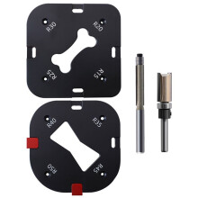 Pocket Radius Jig Router Cutting Fillet Template 4-in-1 R-Angle Arc Chamfering Template Round Corner Quick Cutting Mold
