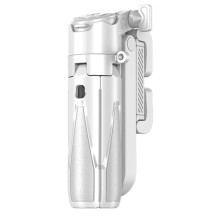 Upgraded Design Tripod Portable Telescopic Multifunctional 360Degree Rotation Phone Selfie Stick White B