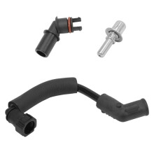 Positive Crankcase Ventilation Valve Tube Hose&PCV Valve Fitting Adapter Connector Kit for Acadia