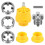 PVC Thread Maker Tool for Electric Drill, Dies Pipe Threader Plumbing Tool, PVC Pipe Threading Plumbing Kit A 1