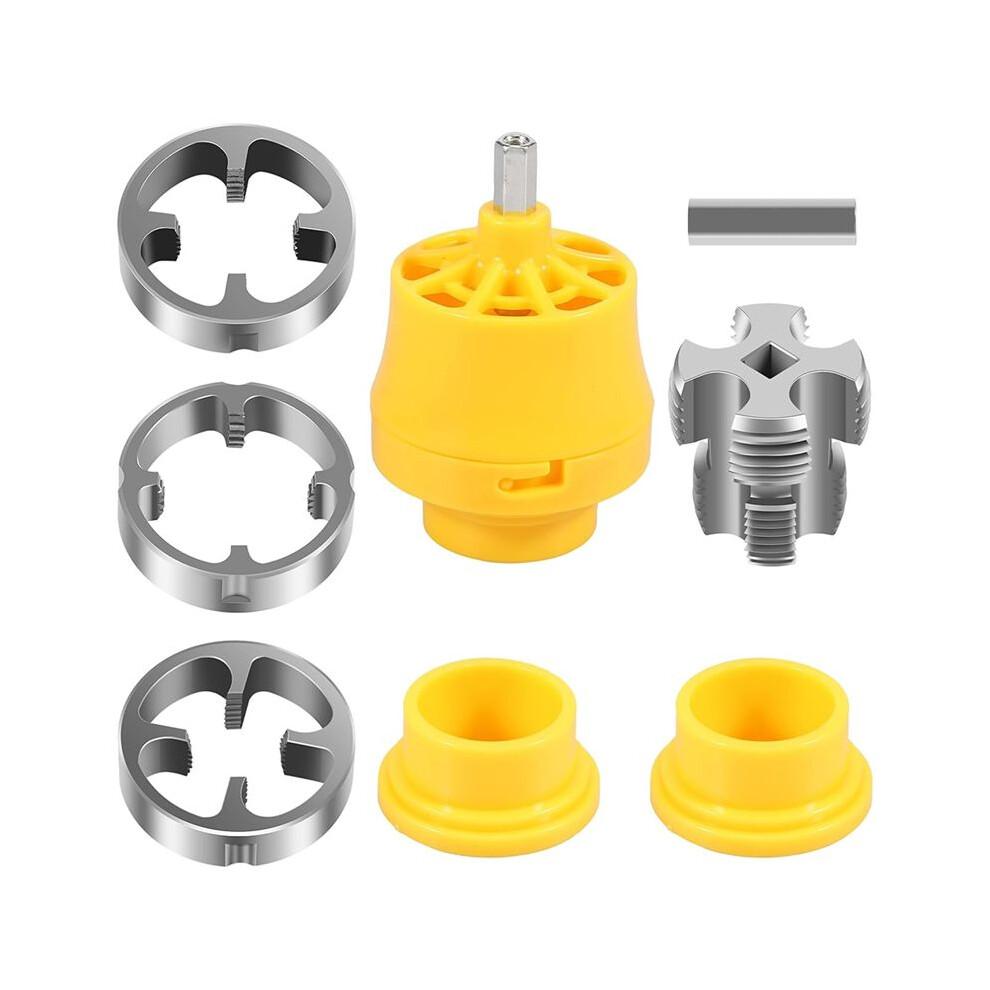 Pvc Thread Maker Tool For Electric Drill, Dies Pipe Threader Plumbing Tool, Pvc Pipe Threading Plumbing Kit A 6034181861109