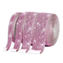 Self Adhesive Diamond Ribbon Roll Glitter Tape Handmade DIY Gift Decoration Wedding Supplies Cosmetics Vase Decoration C