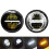 Farol de LED de Motocicleta Retrô de 5,75 Polegadas para Farol , Luz de Modificação de Seta Diurna, Preto 2