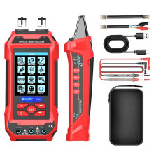 TOOLTOP E638 Multifunctional Network Cable Tester 60000 Counts Multimeter Optical Power Meter 10W Vistal Fault Locator