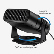 2X Car Heater Universal 12V Car Interior Heating Cooling Accessories Fan Heater Window Mist Remover Portable Car Heaters