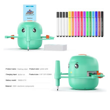Intelligente Schilderrobot voor Kinderen, een Ideaal Cadeau voor Kinderen Vanaf 5 Jaar, Groen