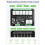 DIN-Rail 8-Channel Relay Module RS485 Magnetic Retention Relay Modbus RTU Protocol Multiple Isolation Protection Circuit 8