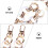 Light Yellow Resin Bag DIY Chain Durable Handbag Strap Accessory 9