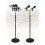 4 in 1 Microphone Clip Stereo T-Bar Thread Adapter Bar Mount Stand for Interview Speech Chorus Studio Live Recording 7