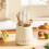 Cream-Style Multi-Functional Chopsticks Draining Holder Kitchen Utensil and Chopstick Storage Box A 5