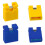100Pcs 2.54MM Jumper Cap Open Type Shorting Cap Shorting Block Shorting Cap Socket Pin Header Connection Block, 2