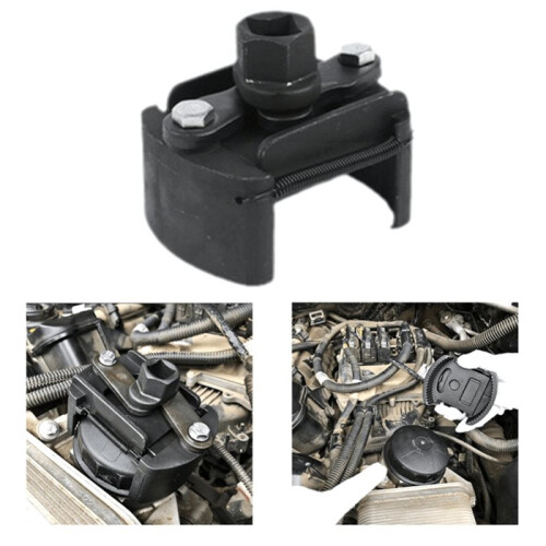 Universal Adjustable Oil Filter Wrench Two- 60-80mm Range Filter Remover Tool for Auto Maintenance 2