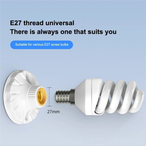 250V E27 Ceiling Mounted Lamp Holder Socket, Bulb Base for Home Projects