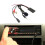 2X Cavo per Microfono  con Ingresso Audio AUX Da 3,5 mm per Autoradio Universale per  per  per  per 3