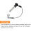 2 Pack 304 Stainless Steel Quick Release Pin  Locking Pin with Push Button Round Handle Lanyard Usable Length 30mm 4