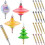 1 Sets Decorative Wood Engineering Kits, Crafts DIY Tree Hanging Decoration Kit Making Supplies 1