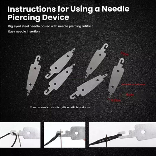 37PCS Sewing Tool Set, Needles Thread Hand Repair Tools, Embroidery Tool Kit, Include 25 Steel Needles, 5 Threads 2