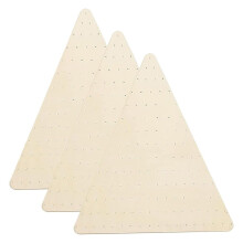 Wreath Frame, Wreath Board Wooden Triangle Decoration DIY  Wreath Home Door and Wall Decoration