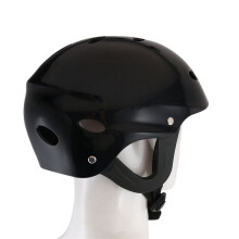 4X Safety Protector Helmet 11 Breathing Holes for Water Sports Kayak Canoe Surf Paddleboard - Black