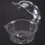 100 StüCk Transparente Kunststoff Cupcake Kuchen Box Muffin Dome Halter Box 6