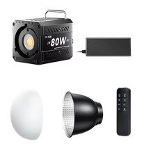 80W COB Cameralamp Video Dimbaar Licht 2500-6500K Fotografisch LED-Licht voor Fotostudio Film Livstreaming EU-PLUG