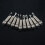40PCS Guitar Pickup Endpin Output Jack Nickel Strap Lock Chrome 5
