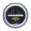 Farol de LED para Motocicleta de 7 Polegadas com Anel de Halo Angel Eyes para  R NineT, para  XVS650A e Lâmpada Indian Chieftain 1