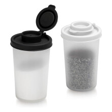 2 Unidades de Saleiros e Pimenteiros para Acampamento, Piquenique Ao Ar Livre, Cozinha, Lancheiras, Dispensador de Temperos para Viagem