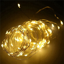 6X Solar String Lights, 10M 100LED Outdoor String Lights, Waterproof Decorative String Lights (Warm White)
