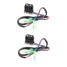 2PCS 703-82563-02-00 Trim Tilt for Engine Motor Outboard Remote Control 703-82563-01-00 Motorcycle Parts
