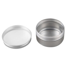 36Pack 80Ml Tins Containers Tea Aluminum Box Round Metal Lip Balm Balm Storage Box Jar Containers with Screw Cap for Lip