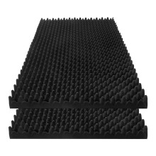 Paquete de 2 Paneles de Espuma AcúStica, 48 X 24 X 2 Pulgadas, Paneles Absorbentes de Sonido de Alta Densidad para el Hogar, la Oficina, la Sala de
