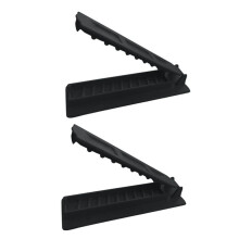 2Pcs Kebab Maker BBQ Meat Skewer Machine Reusable for Kebab Press Maker Barbecue for Kitchen Grill Accessories,Black
