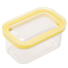 Airtight Butter Slicer Cutter Stick Butter Container Dish with Lid Butter Keeper with Cutter for Cutting Sticks Butter