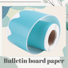 3X Scalloped Rolled Border Sticker Trim - 50Ft - Decorate Bulletin Boards, Walls, Desks, Windows, Doors