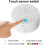 6 Pack 3D Night LED Light Lamp Base + Remote Control + USB Cable, 16 Colors Light Show Display Stand for Acrylic White 3