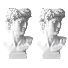 Vasi di Fiori con Statua, Vaso Unico, Arredamento Anni '70, Eccentrico Arredamento per la Casa, Ingresso, Tavolo, Libreria, Oggetti Decorativi