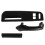 2X Door Black Pull Grab Handle for  4  Access Handle Inside Door Panel Handles 3