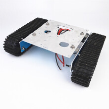 Aluminium Legering Tank Robot DC9-12V Rupsvoertuig Chassis DIY Creatieve Upgrade Update voor  Montage Kit A