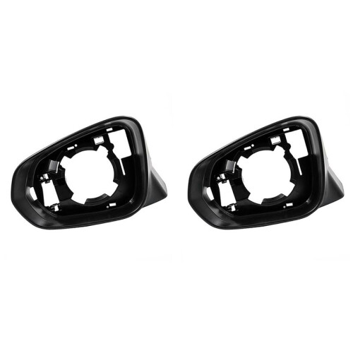 2X Car Left Side Mirror Frame Rear View Mirror Shell Decorative Frame Suitable for  RX 2016-2020 NX 2015-2020