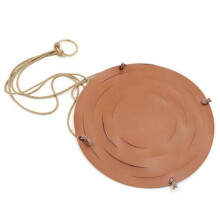 Panier Suspendu pour Pot de Fleurs, Panier D'Extérieur, Support pour Plantes D'Extérieur, Support Mural en Cuir PU, Support pour Pot de Vase, Panier