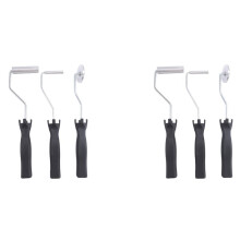 Rullo Nel FRP, 6 Pezzi Nel Lega FRP Strumenti per La Posa Manuale Nel Fibra di Vetro Laminazione Un Kit per Pulizia E Antischiuma Strumento per